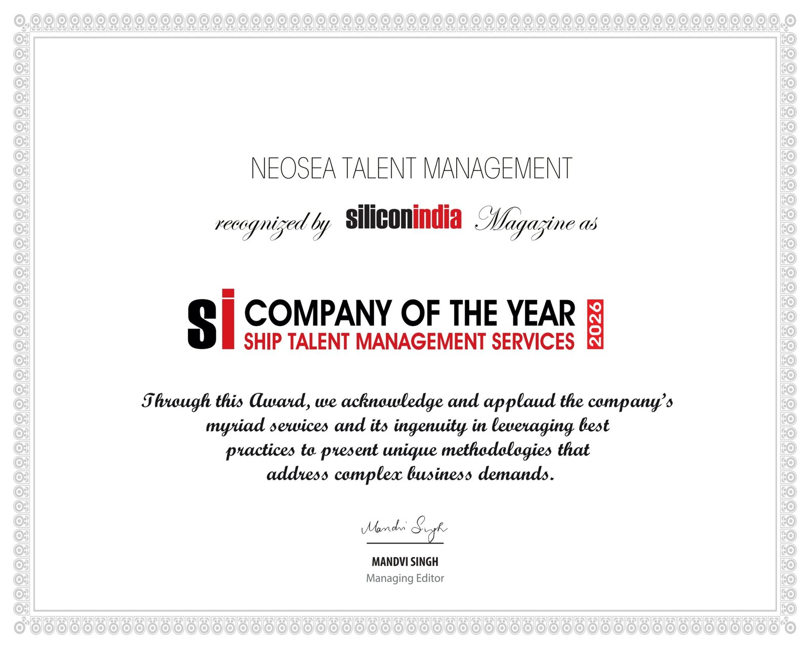 NEOSEA Talent Management Cr